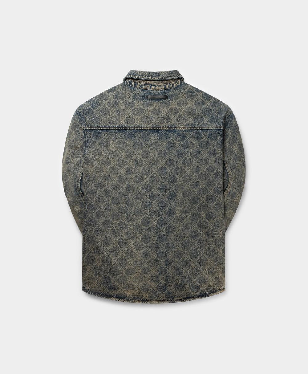 Daily Paper Blue Shield Laser Denim Shirt