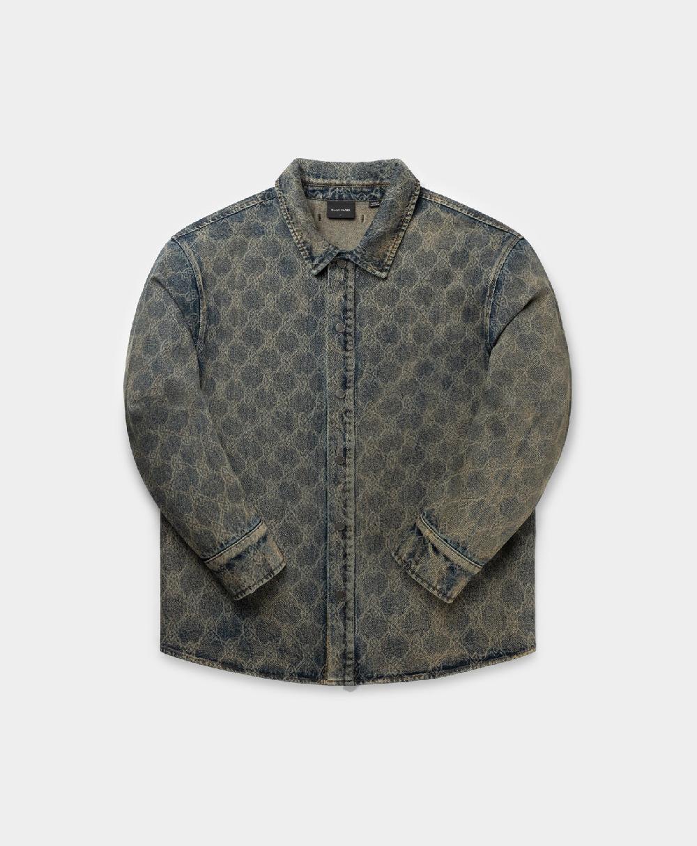 Daily Paper Blue Shield Laser Denim Shirt