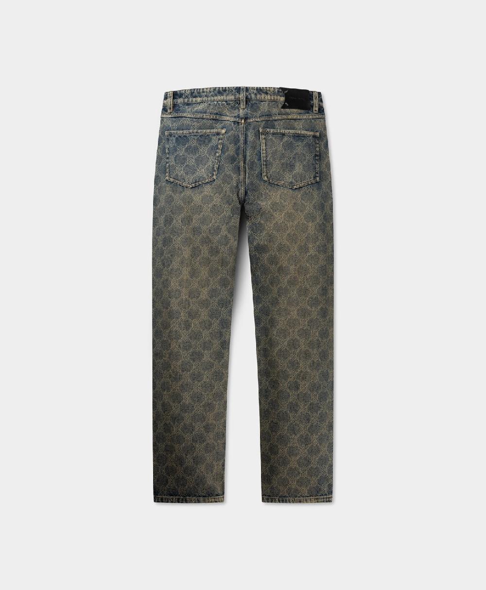 Daily Paper Blue Shield Laser Washed Jeans