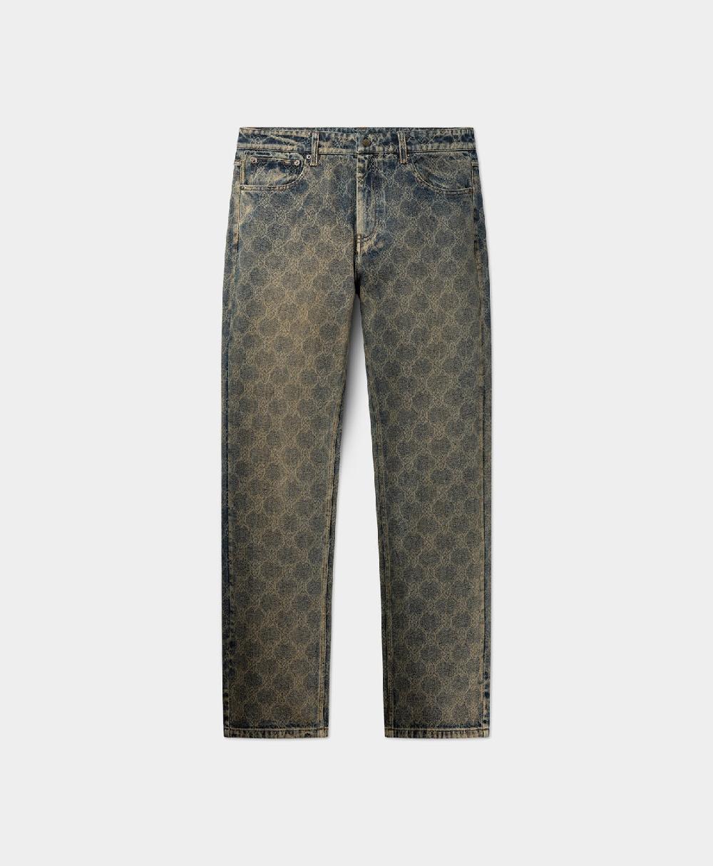 Daily Paper Blue Shield Laser Washed Jeans