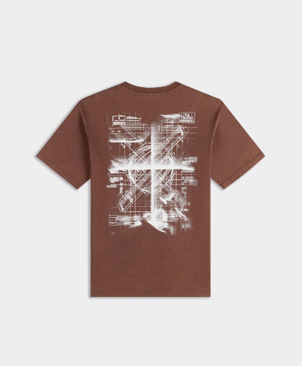 Daily Paper Bordeaux Wash Craft T-Shirt