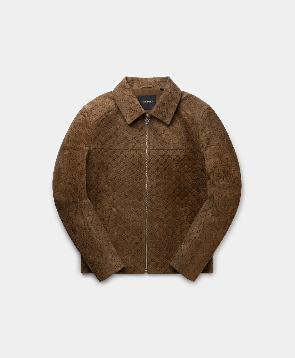 Daily Paper Brown Camel Suede Jacket