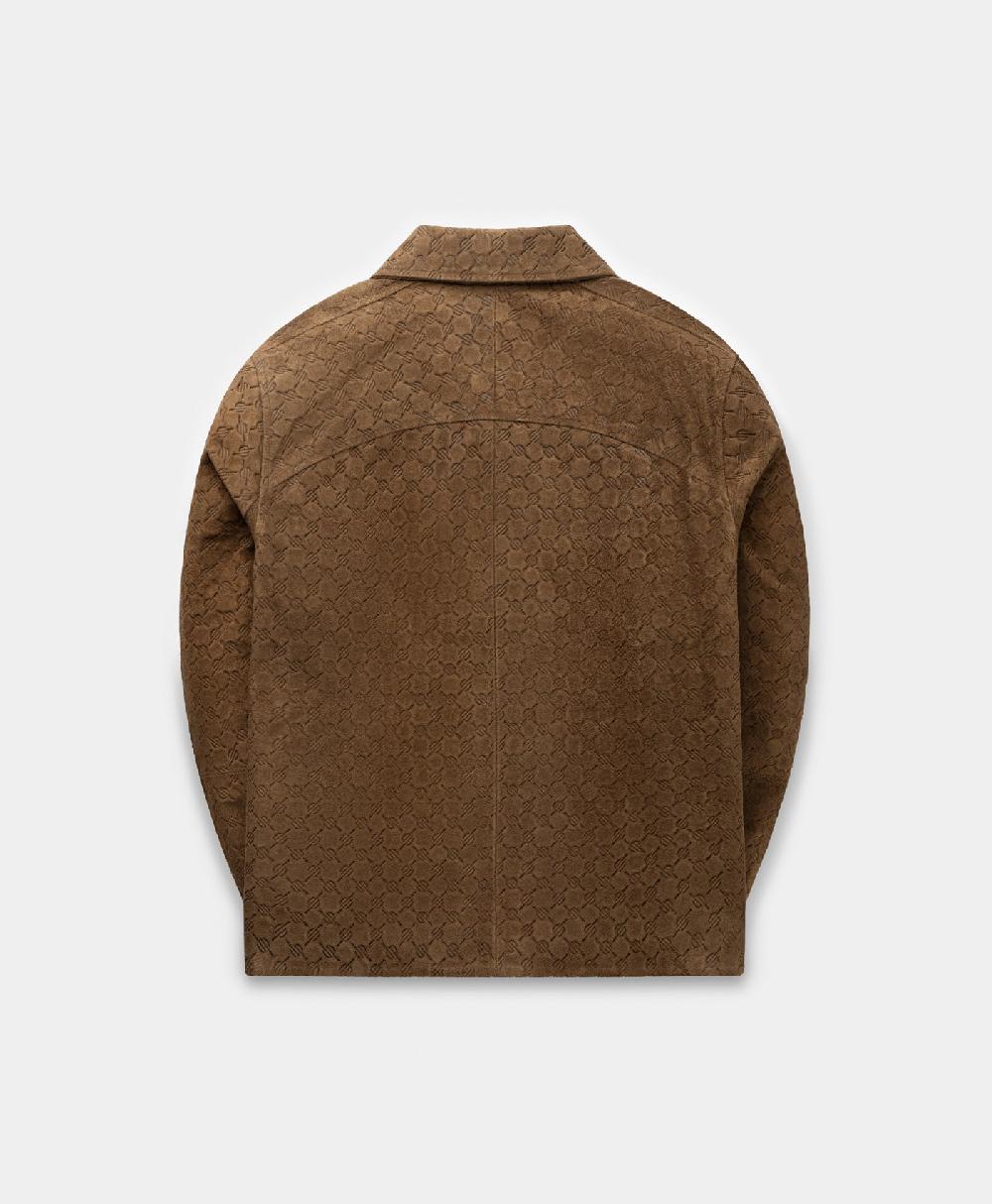 Daily Paper Brown Camel Suede Jacket