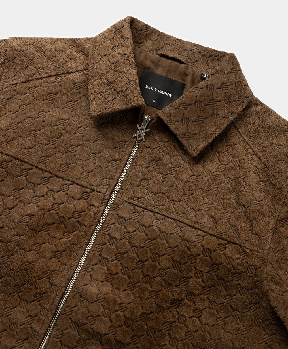 Daily Paper Brown Camel Suede Jacket