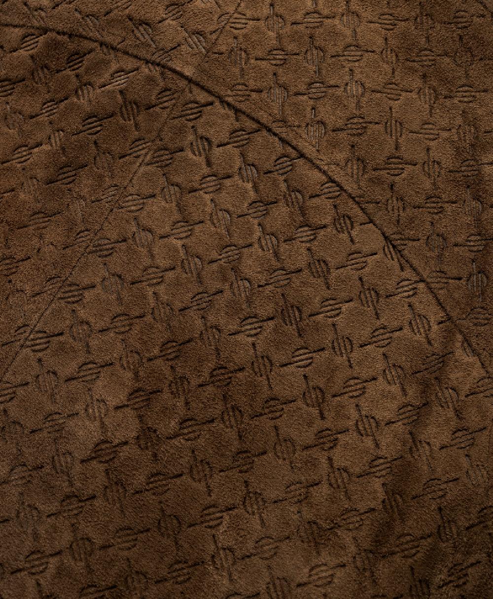 Daily Paper Brown Camel Suede Jacket