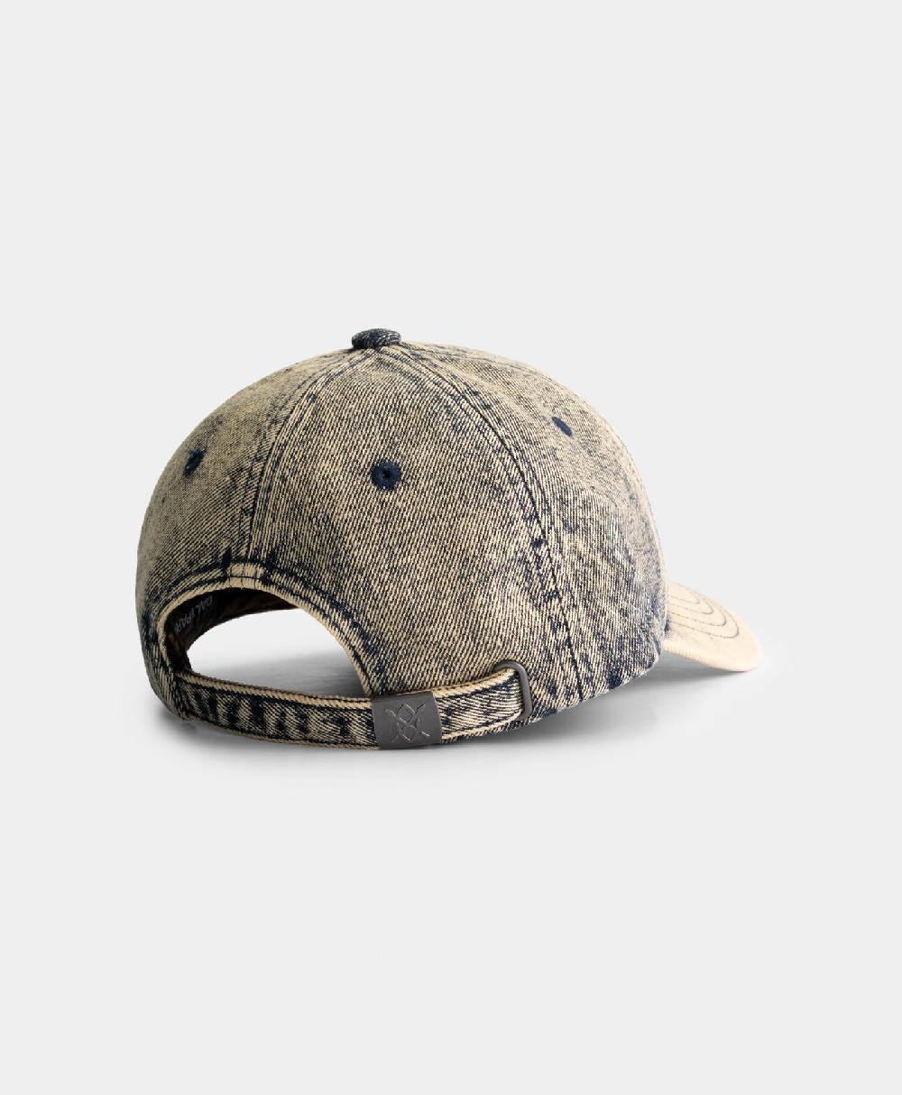 Daily Paper Brown Wash Dias Arch Stack Denim Cap