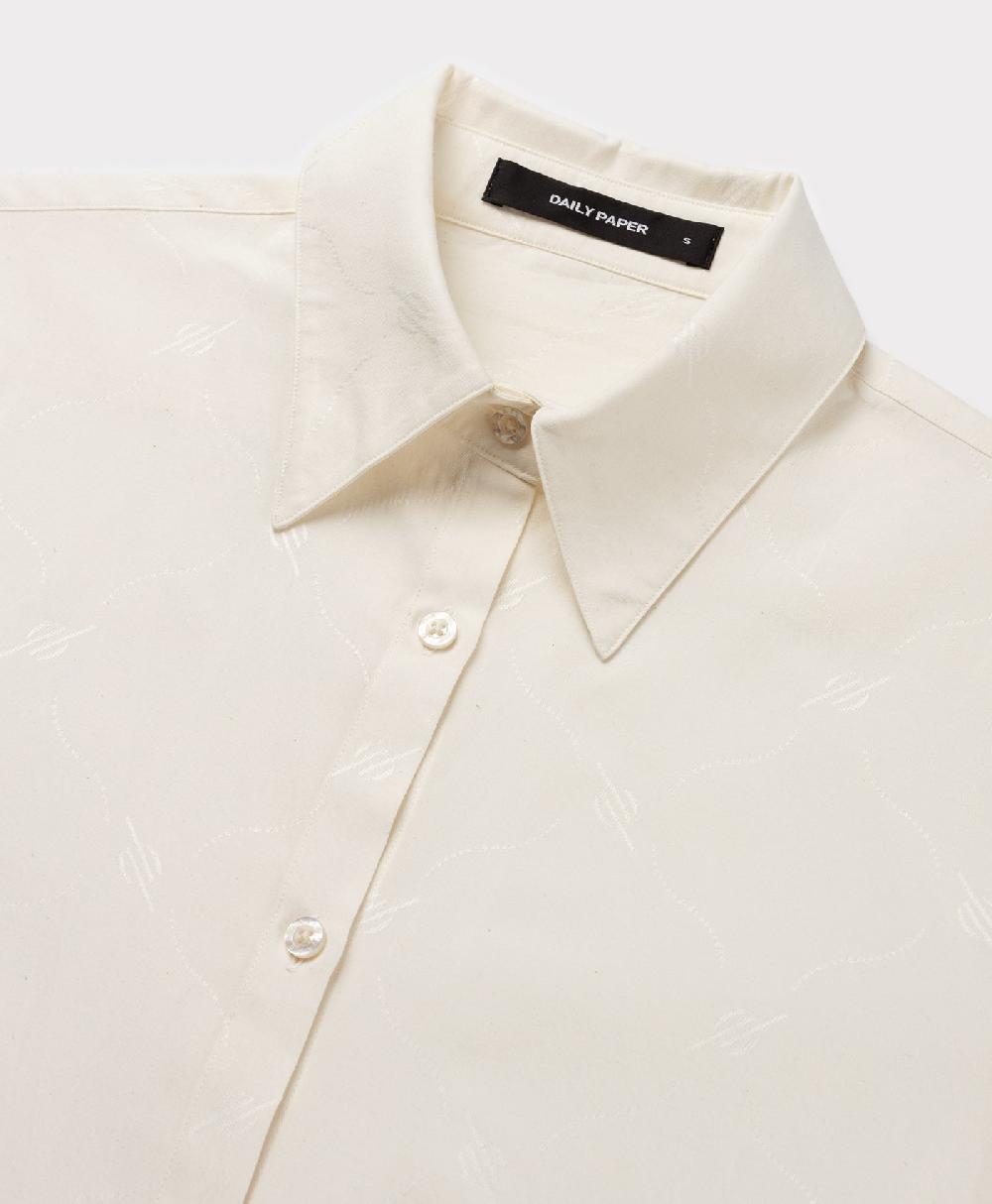 Daily Paper Gardenia Monogram Button-up Shirt