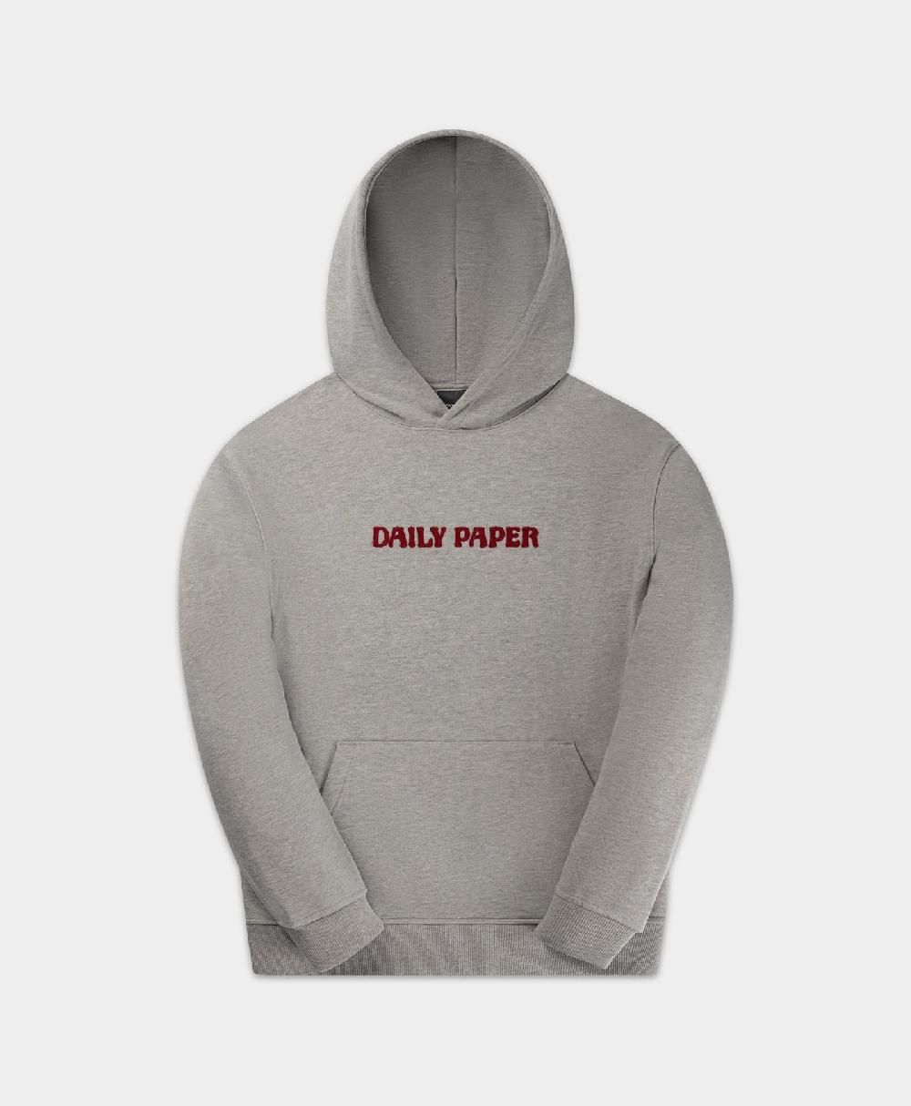 Daily Paper Grey Chain Stitch Oversized Hoodie