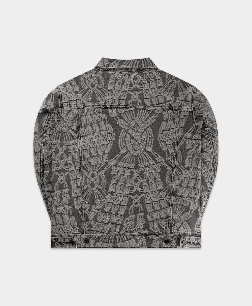 Daily Paper Grey Denim Macrame Jacket