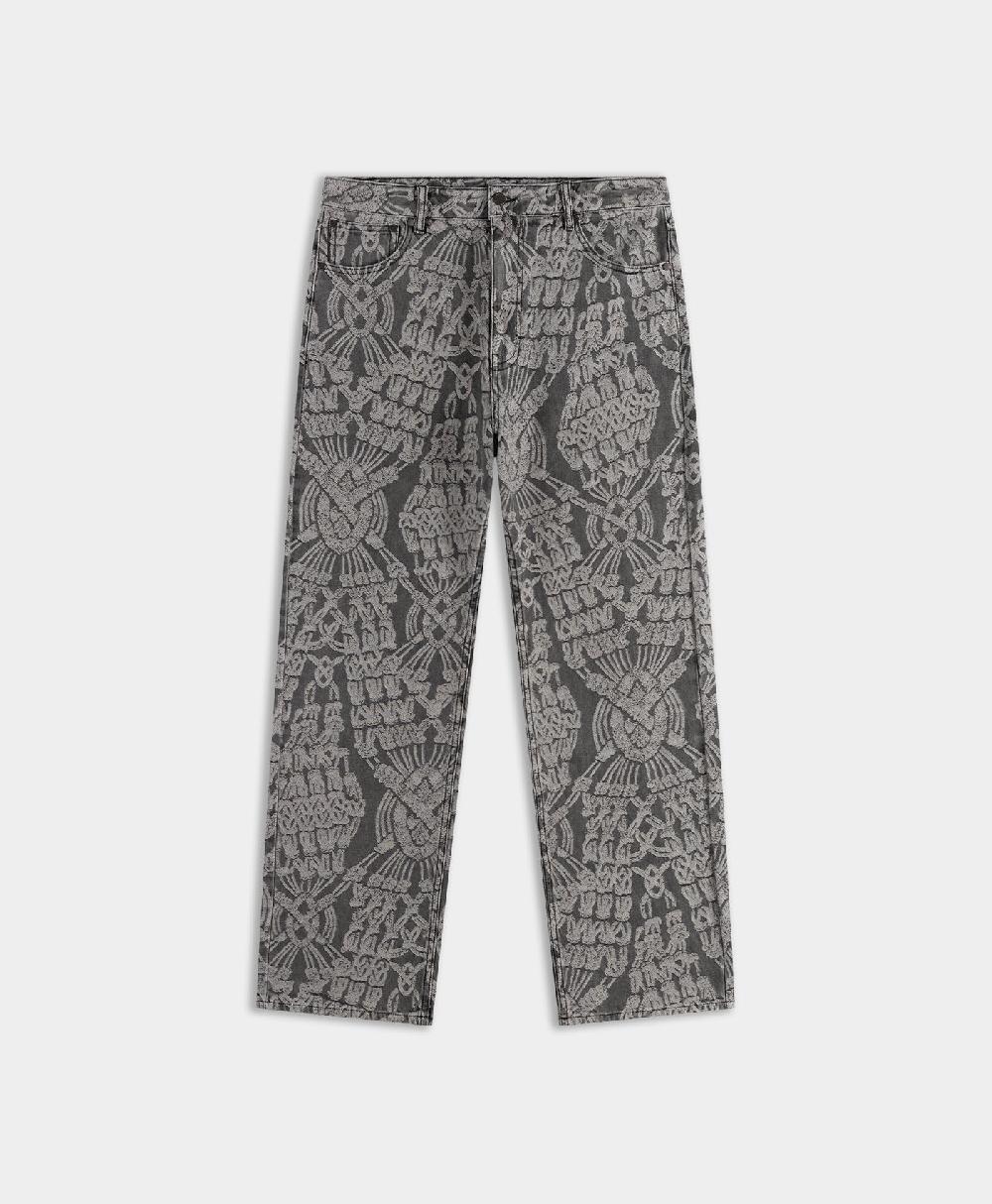 Daily Paper Grey Macrame Amba Jeans