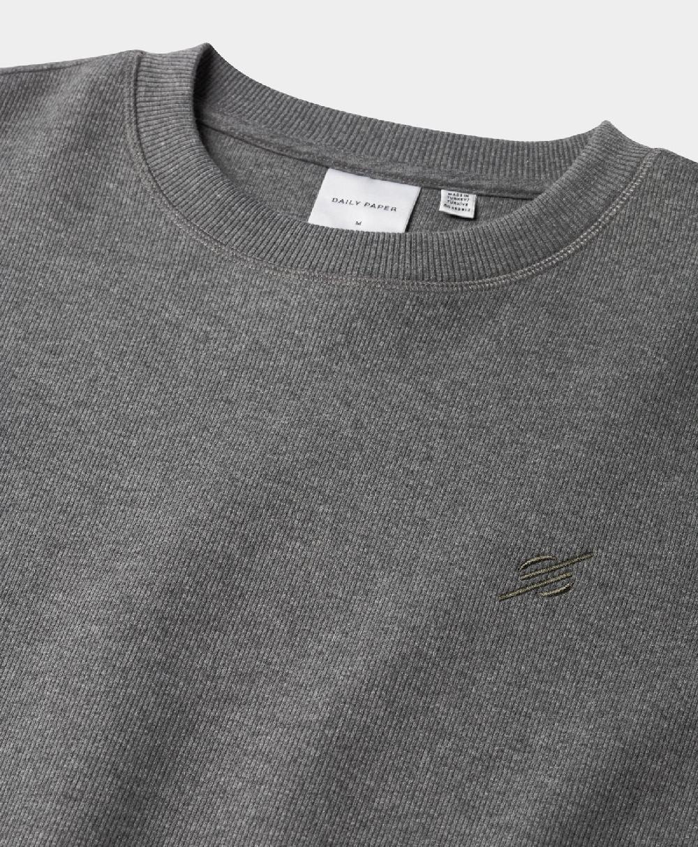 Daily Paper Grey Marl Mono Rib Sweater