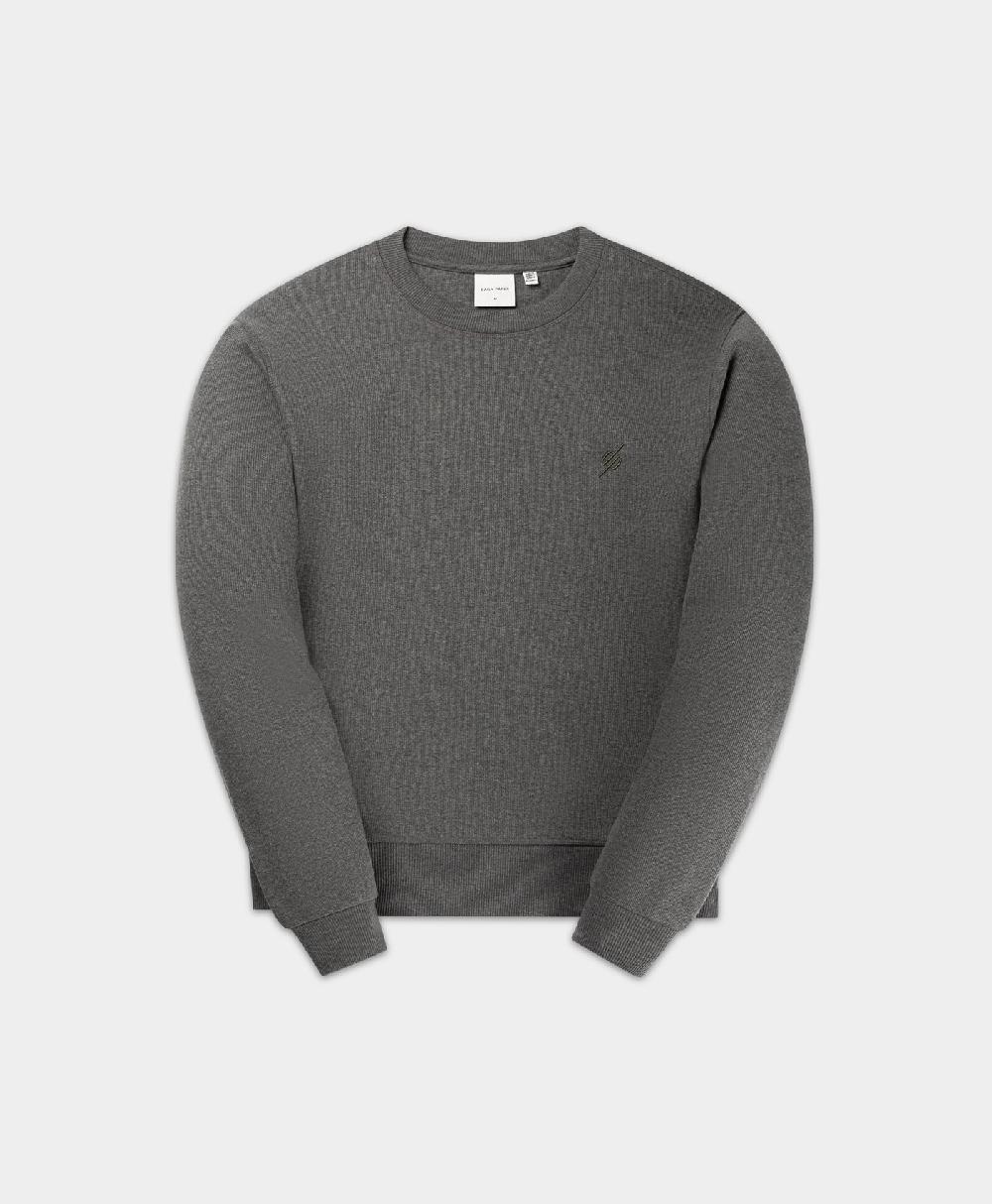 Daily Paper Grey Marl Mono Rib Sweater