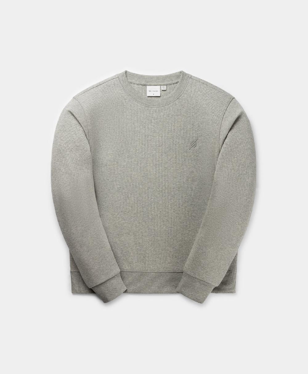 Daily Paper Grey Melange Mono Rib Sweater