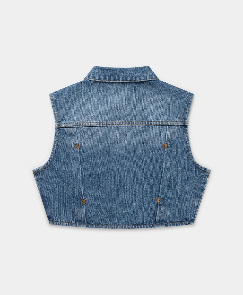 Daily Paper Light Blue Asola Sleeveless Top