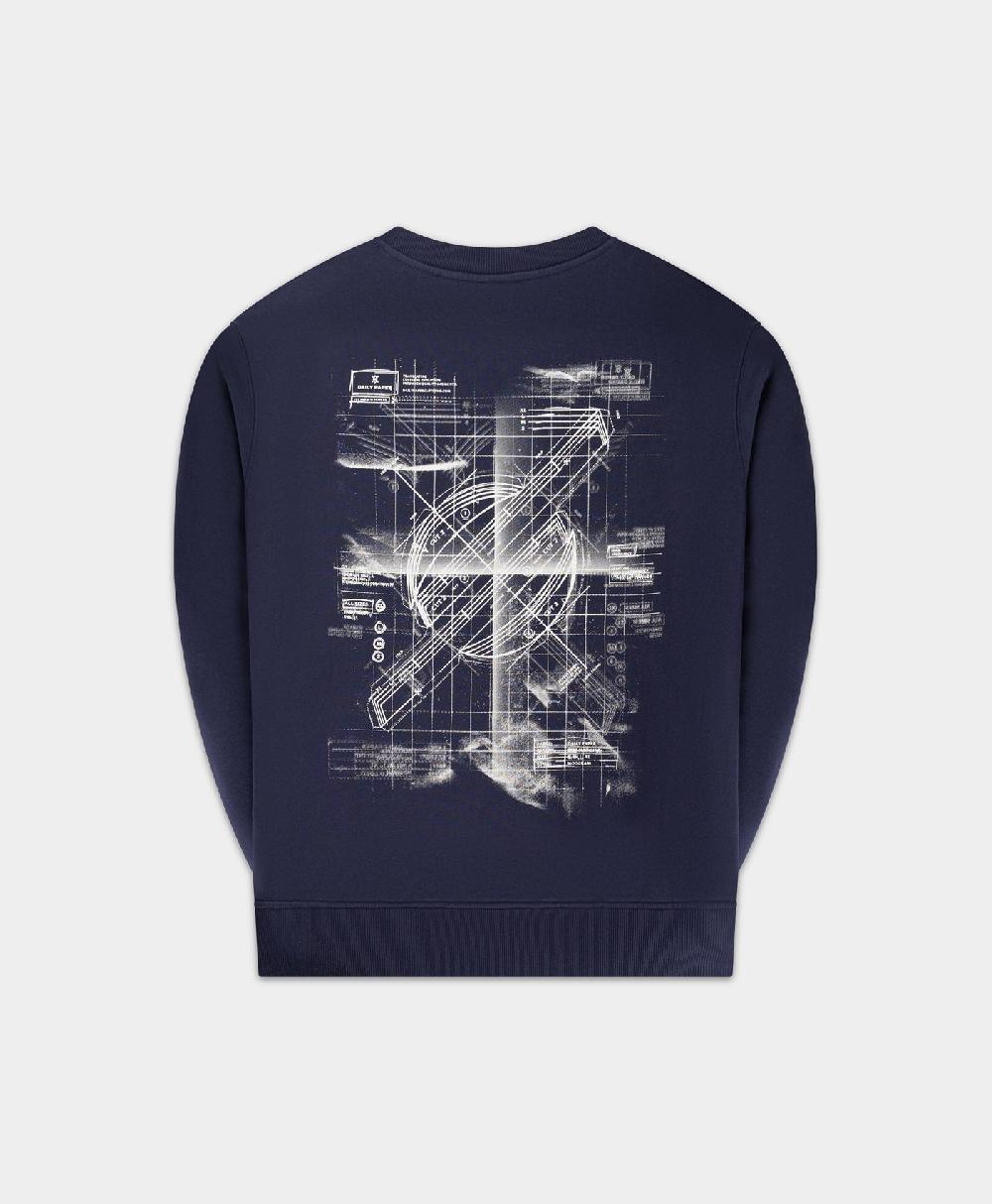 Daily Paper Maritime Blue Craft Sweater