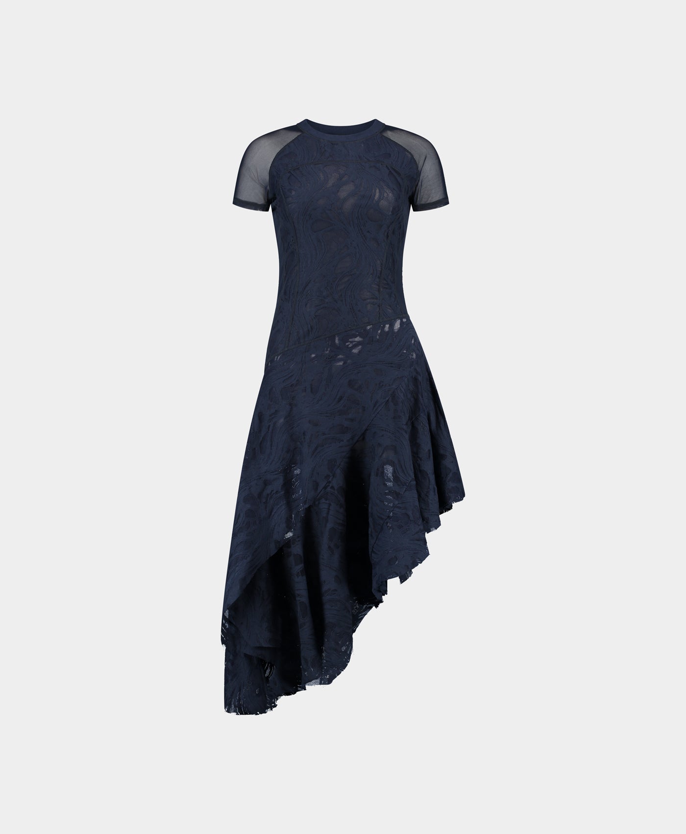 Daily Paper Maritime Blue Lace Dress