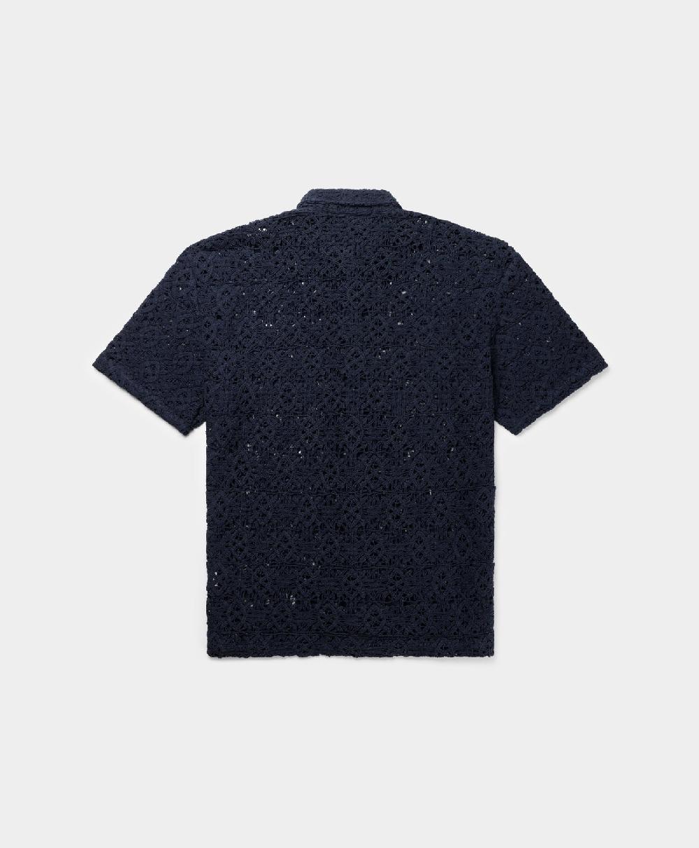 Daily Paper Maritime Blue Lace Shield Shirt