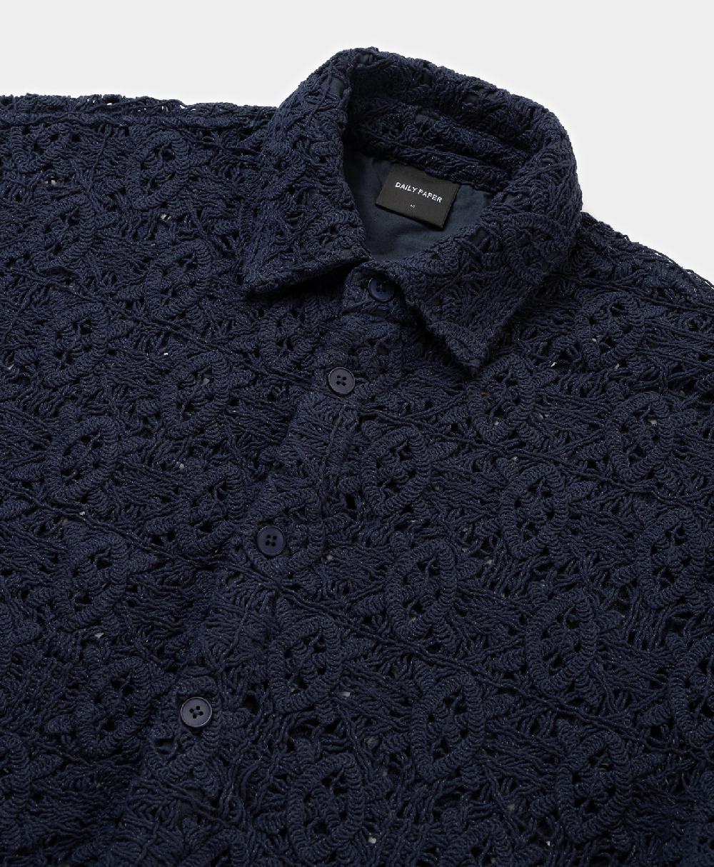 Daily Paper Maritime Blue Lace Shield Shirt
