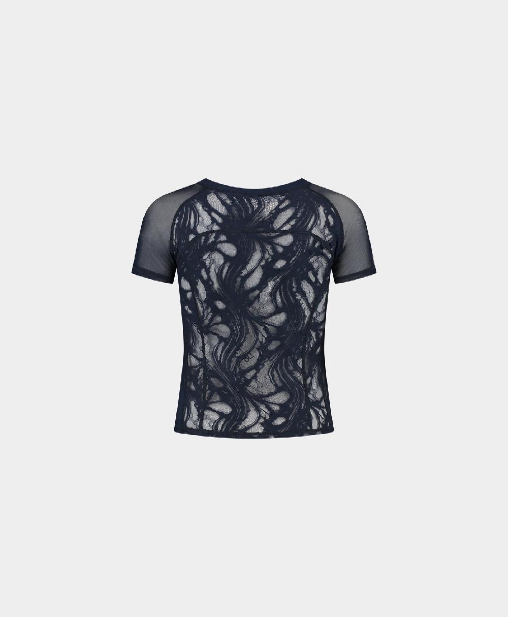 Daily Paper Maritime Blue Lace Top