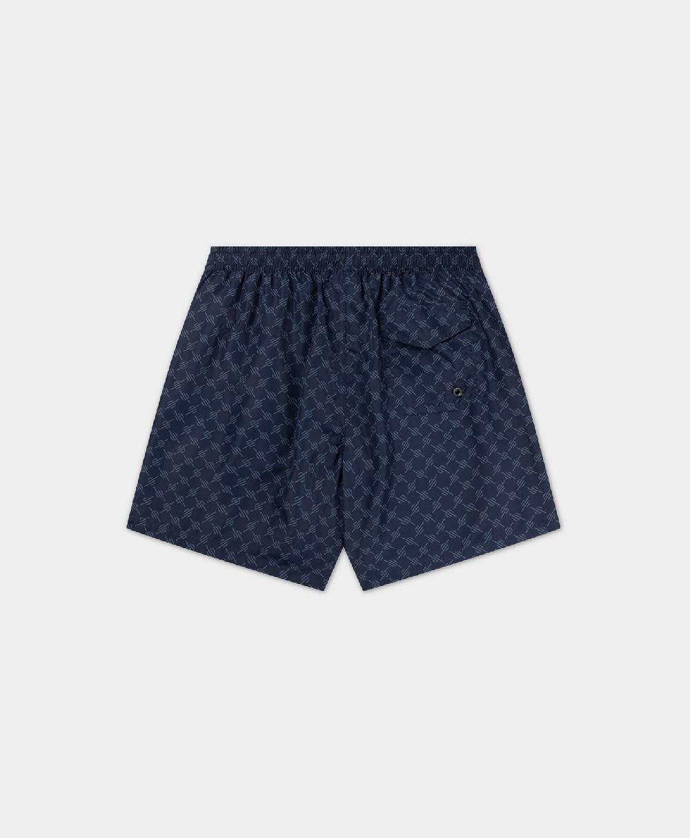 Daily Paper Maritime Blue Logo Swim Shorts
