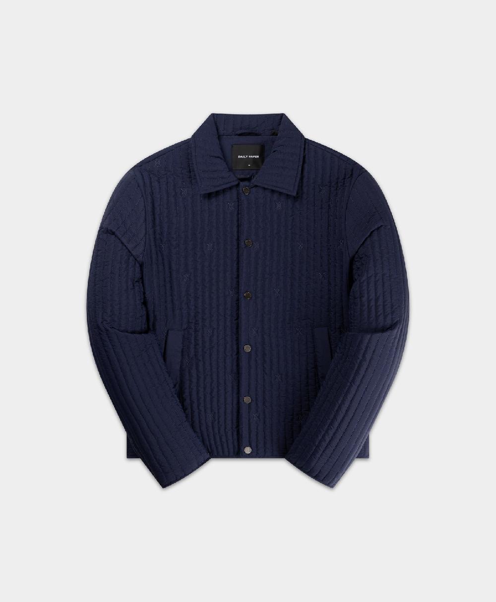 Daily Paper Maritime Blue Shield Quilted Jacket