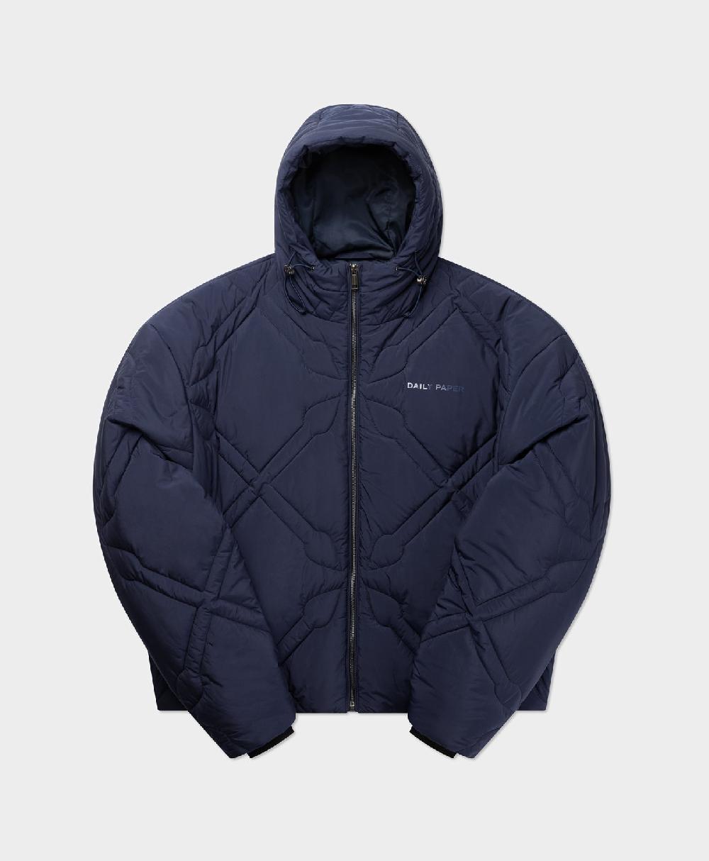 Daily Paper Maritime Blue Spear Puffer Jacket
