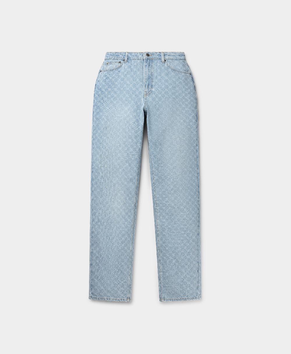Daily Paper Mid Blue Avery Monogram Jeans