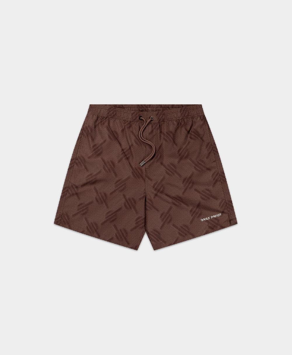 Daily Paper Nutmeg Dotted Monogram Swimshorts