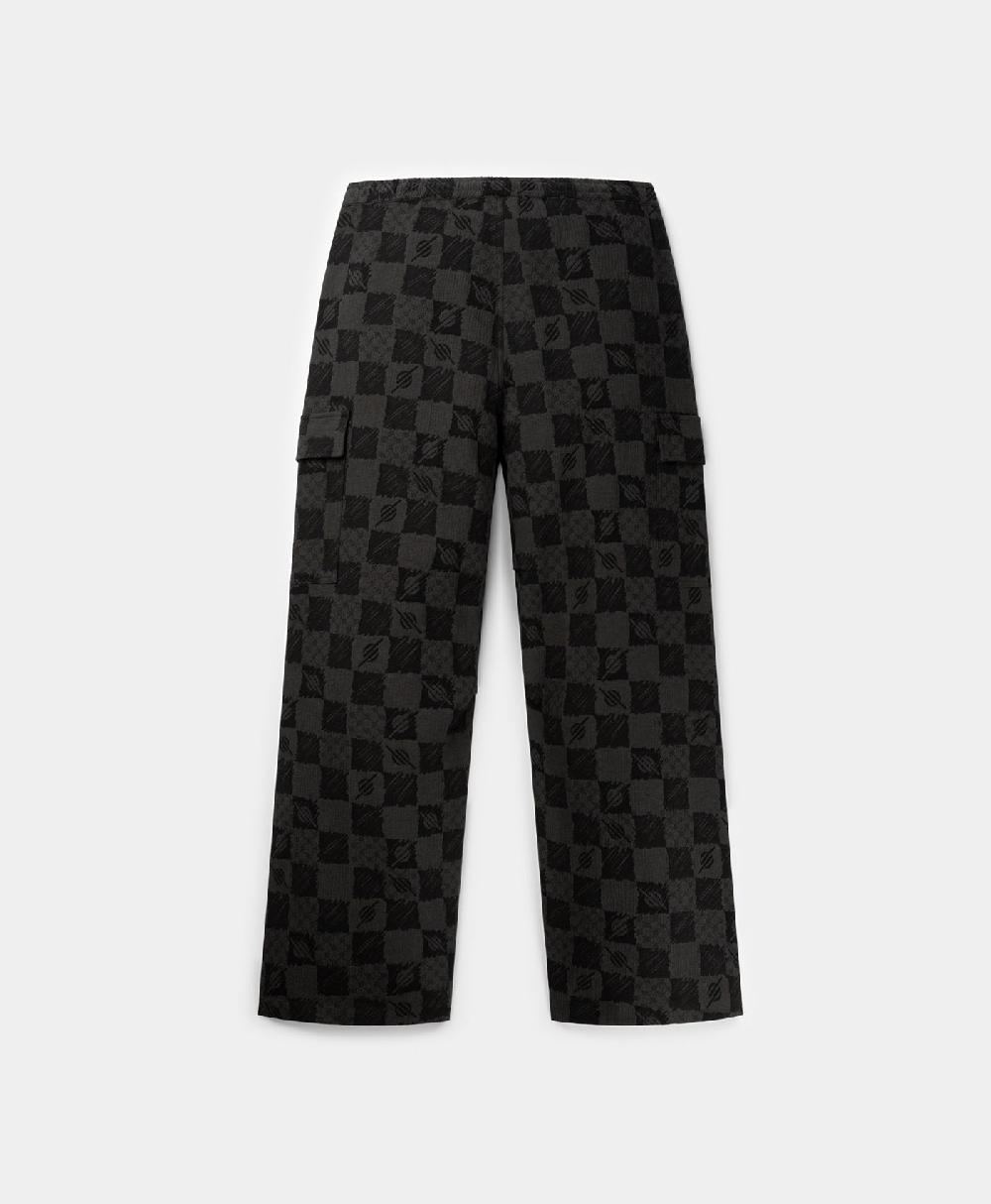 Daily Paper Phantom Black Membuti Chess Pants