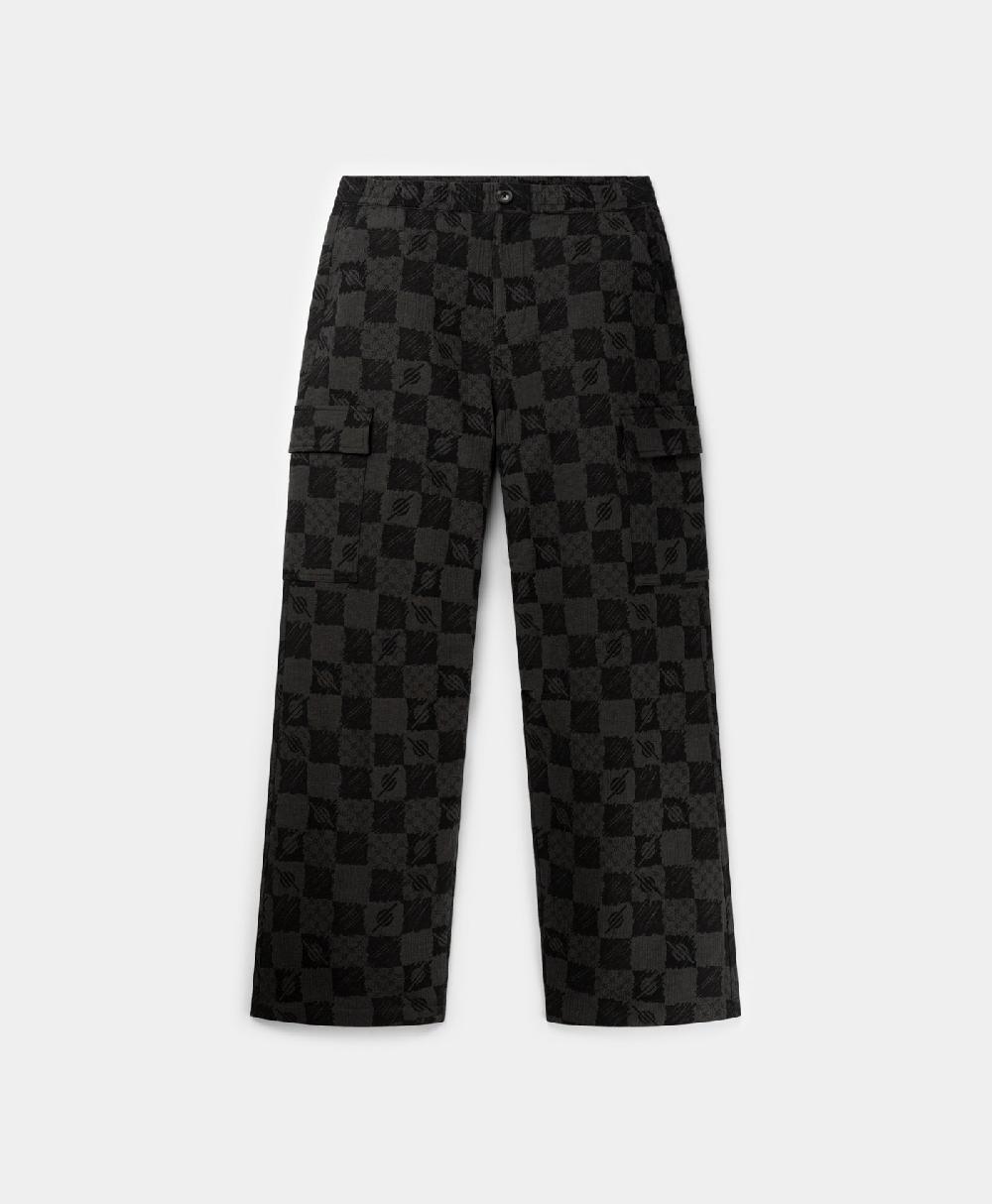 Daily Paper Phantom Black Membuti Chess Pants