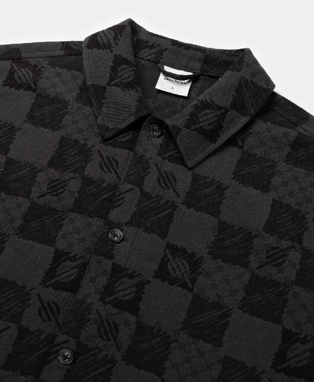 Daily Paper Phantom Black Membuti Chess Shirt