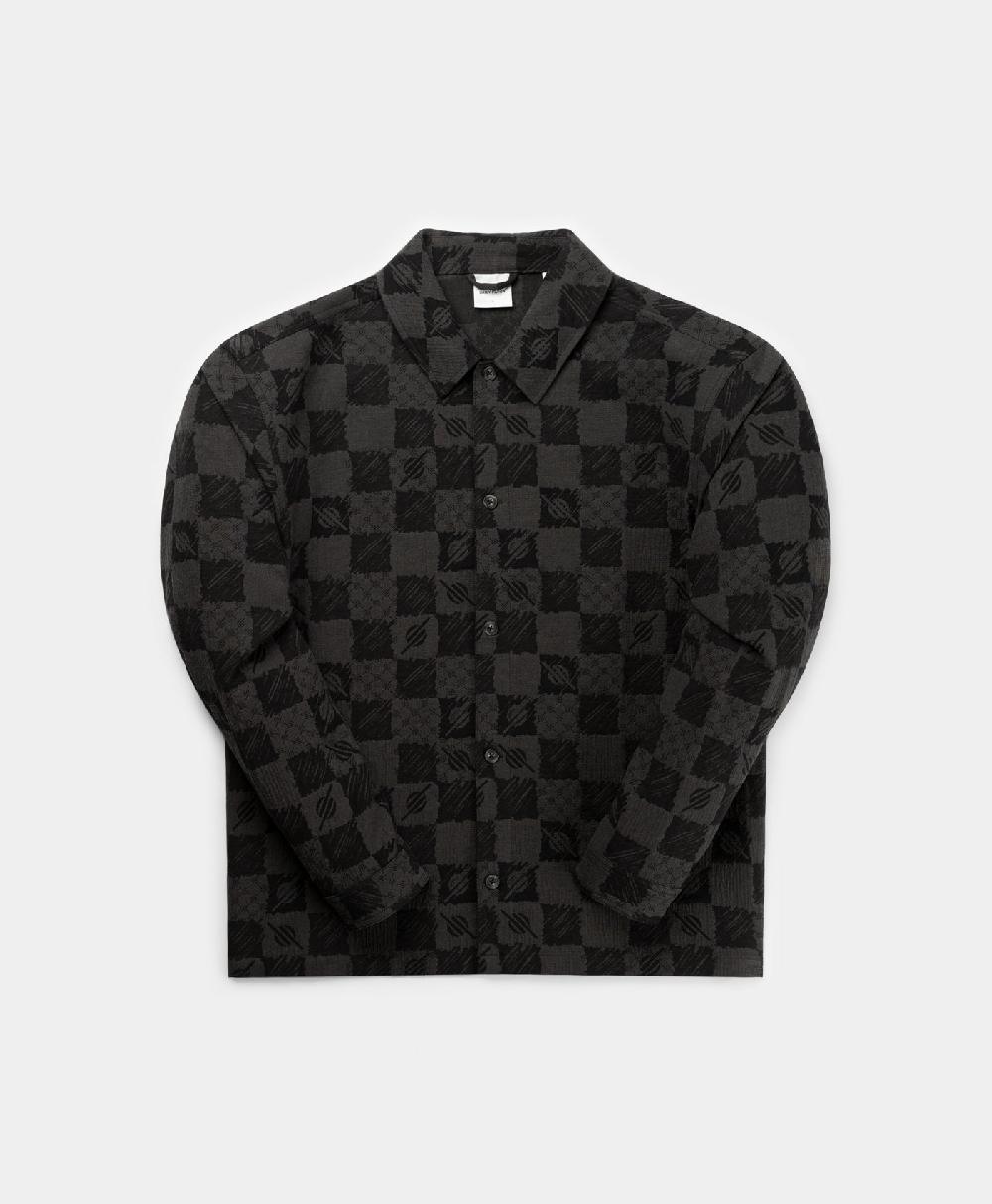 Daily Paper Phantom Black Membuti Chess Shirt
