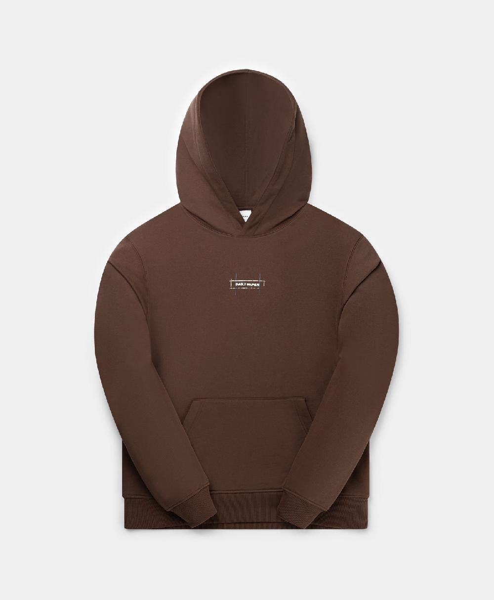 Daily Paper Roast Brown Blueprint Hoodie