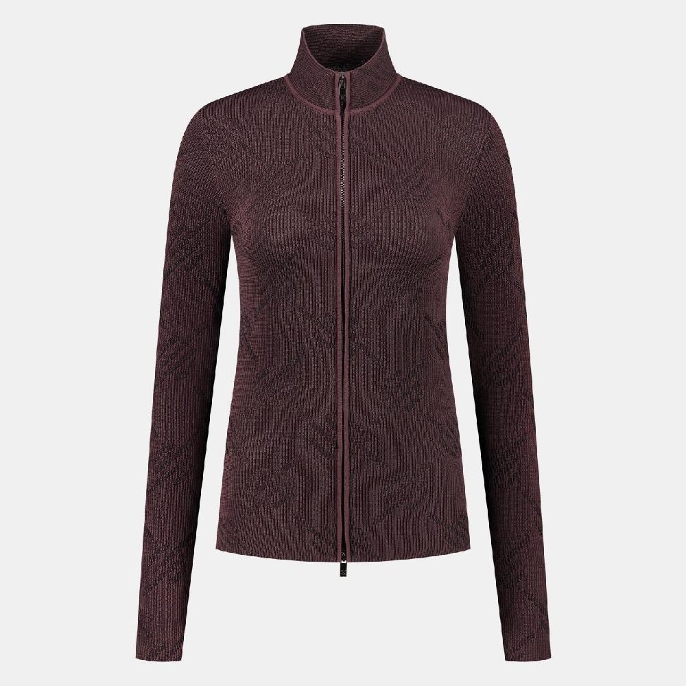 Daily Paper Roast Brown Knitted Monogram Cardigan