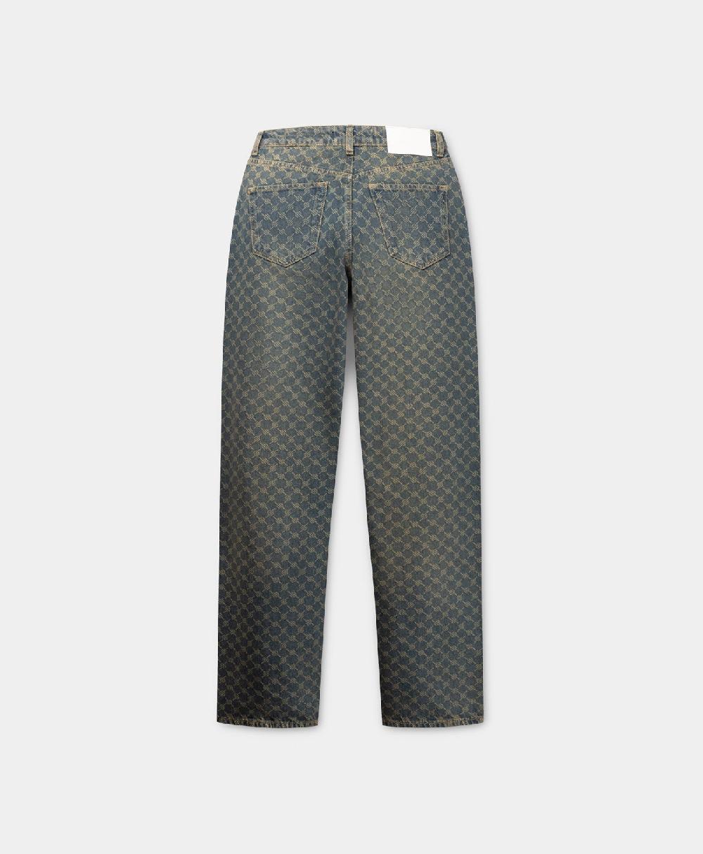 Daily Paper Sand Blue Avery Monogram Jeans