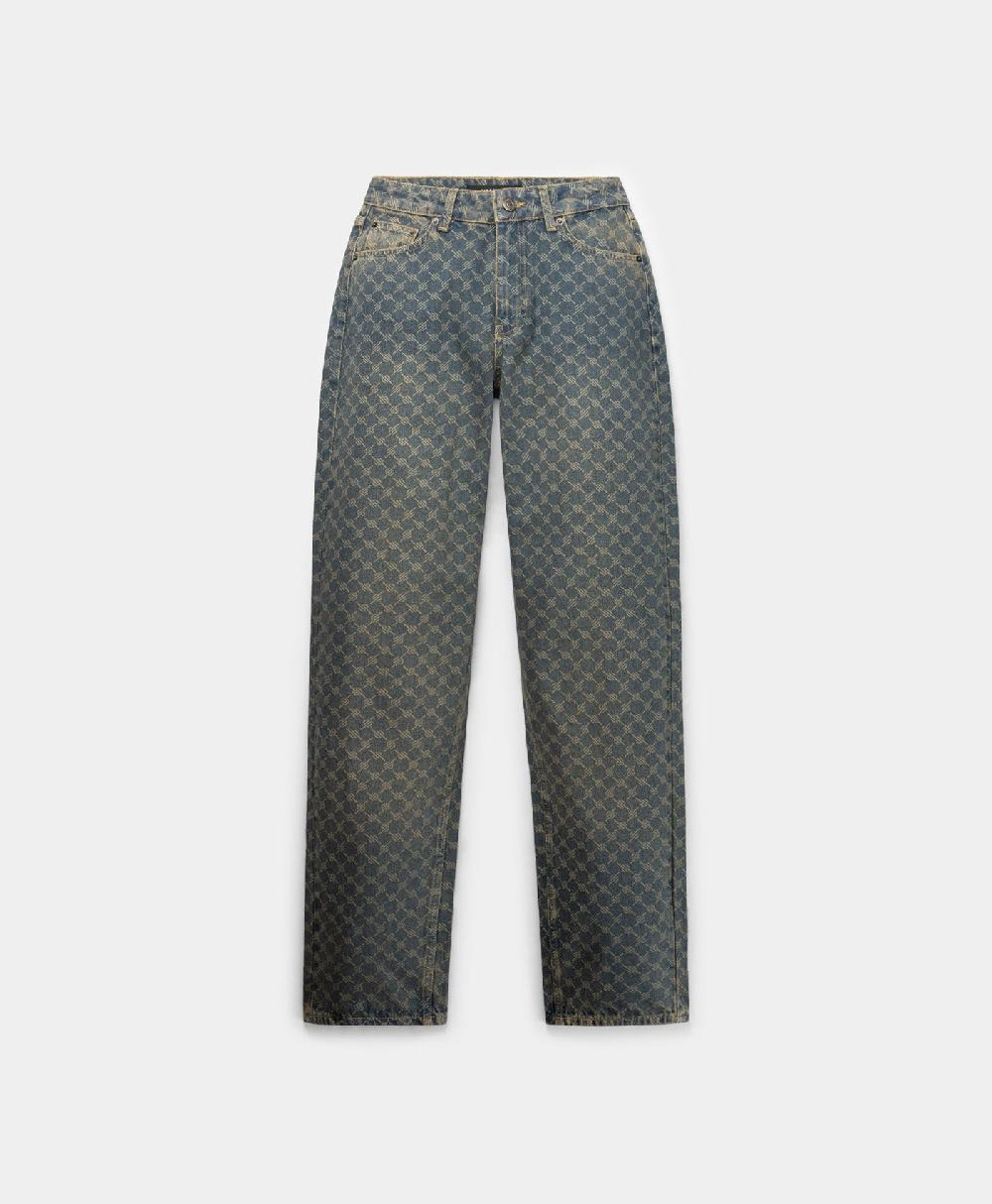 Daily Paper Sand Blue Avery Monogram Jeans