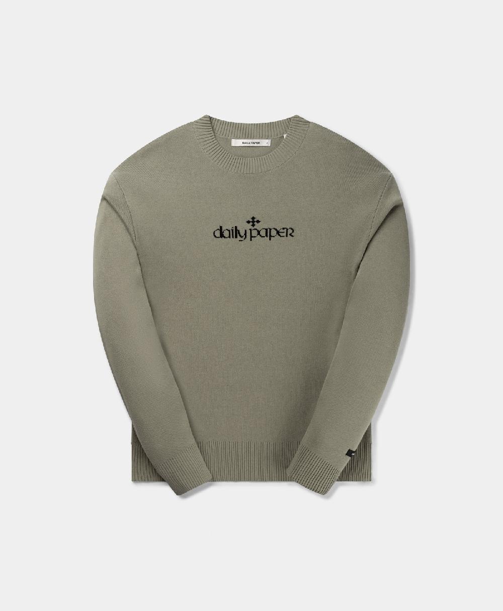 Daily Paper Shadow Green Forum Knit Sweater