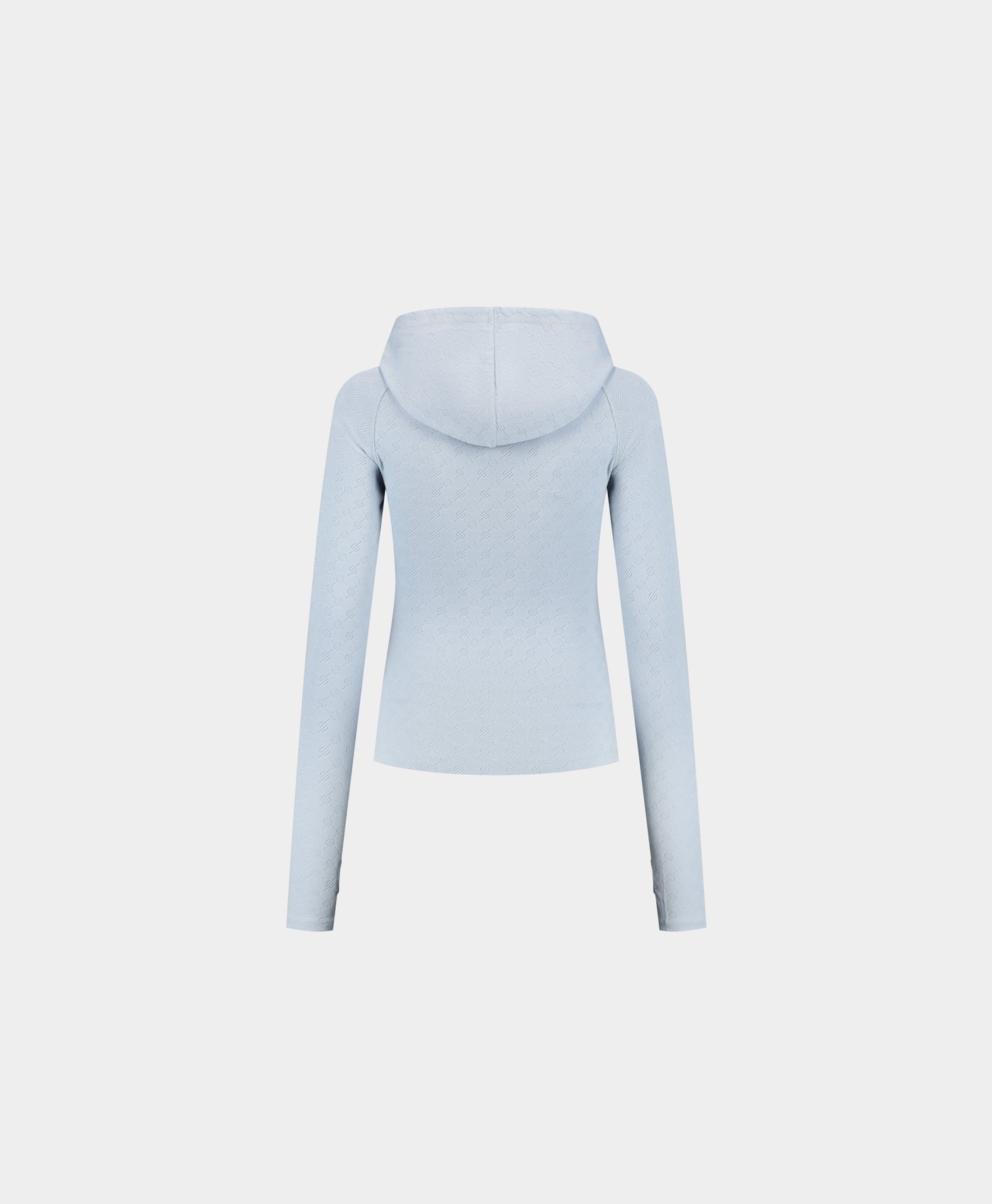 Daily Paper Subdued Blue Monogram Fitted Hoodie