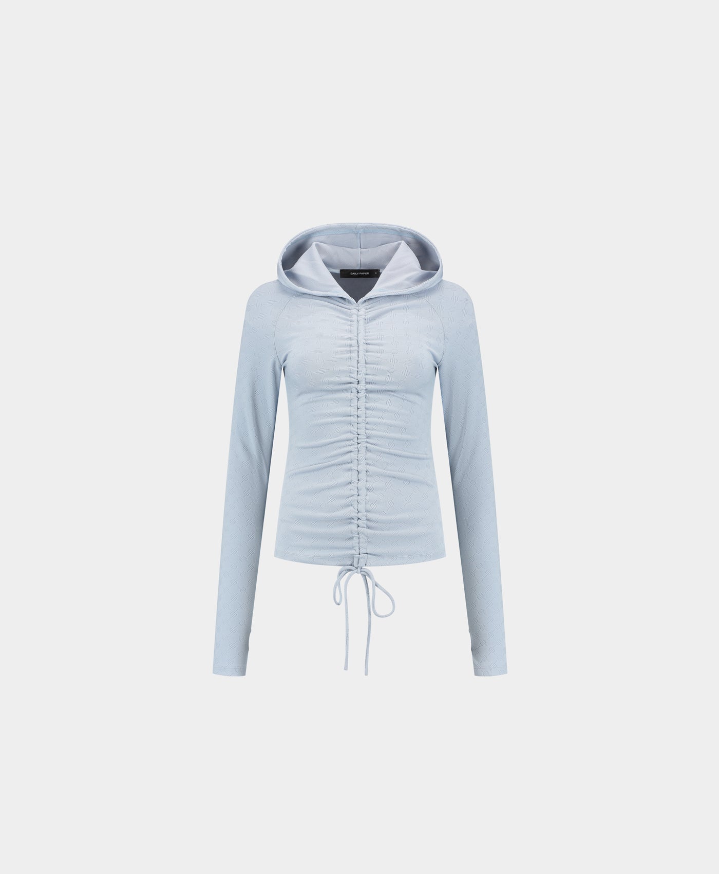 Daily Paper Subdued Blue Monogram Fitted Hoodie