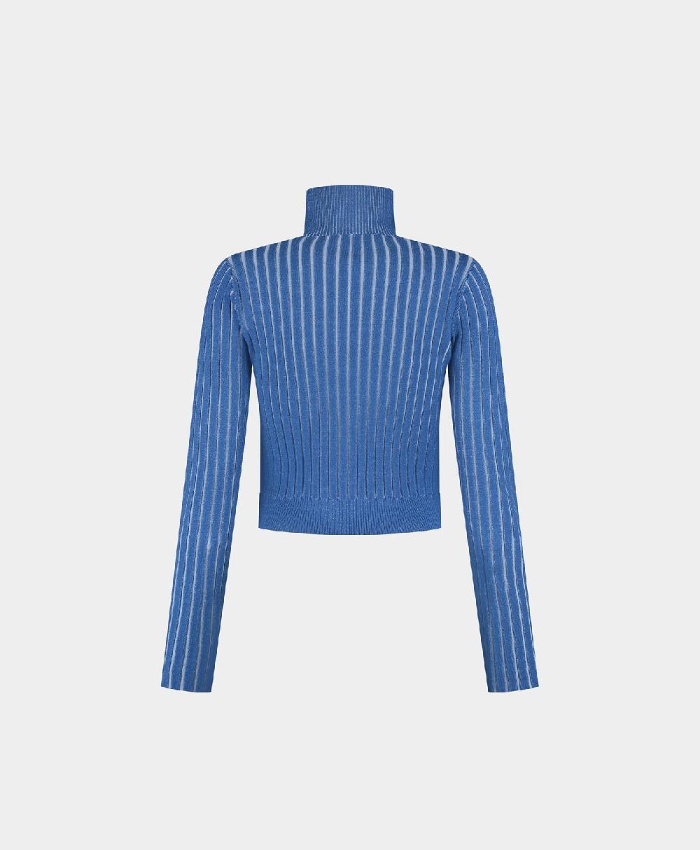 Daily Paper True Blue Dias Knit Sweater Cardigan