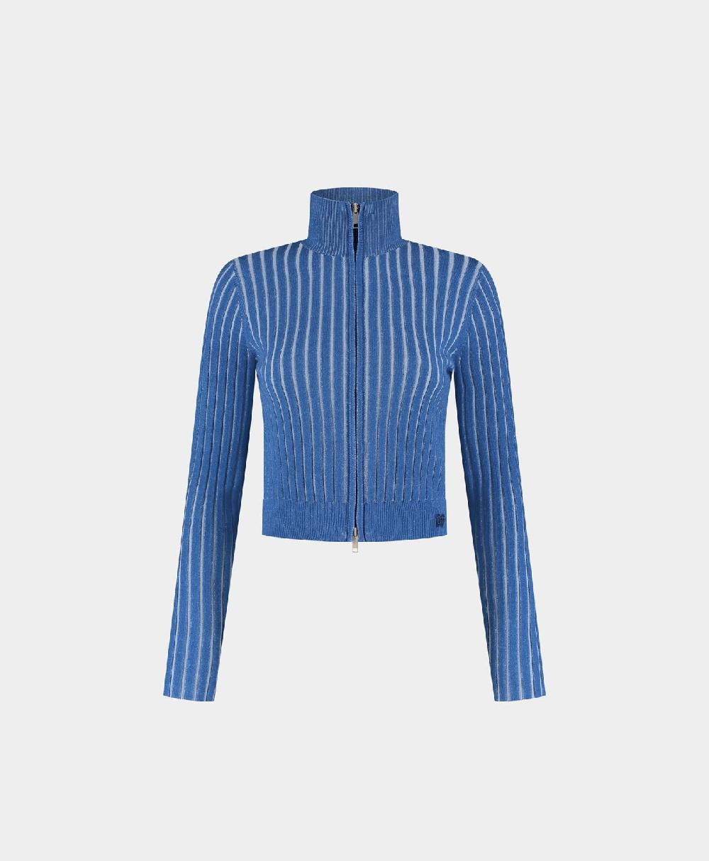 Daily Paper True Blue Dias Knit Sweater Cardigan