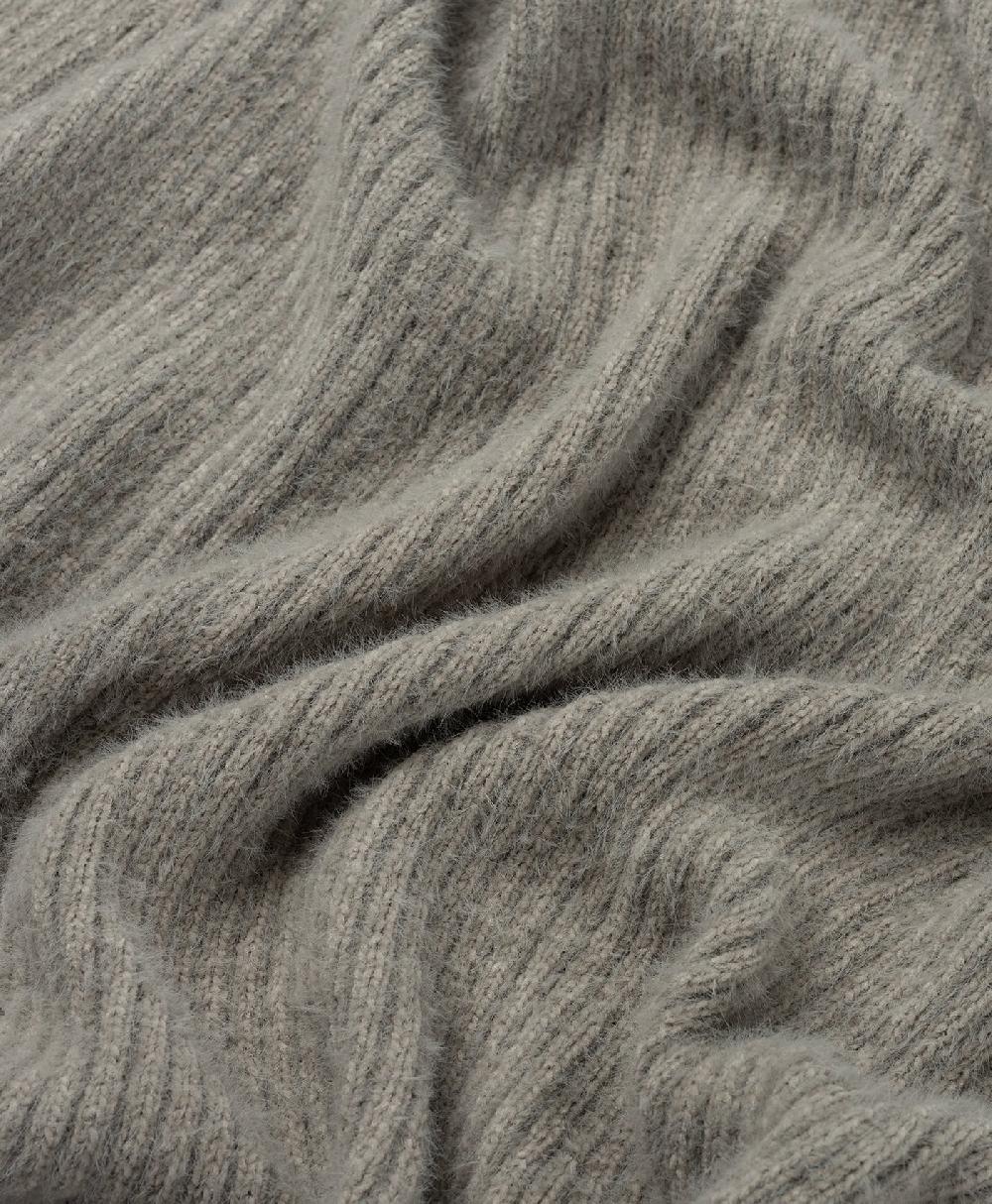 Daily Paper Ultimate Grey Fluffy Long Cardigan