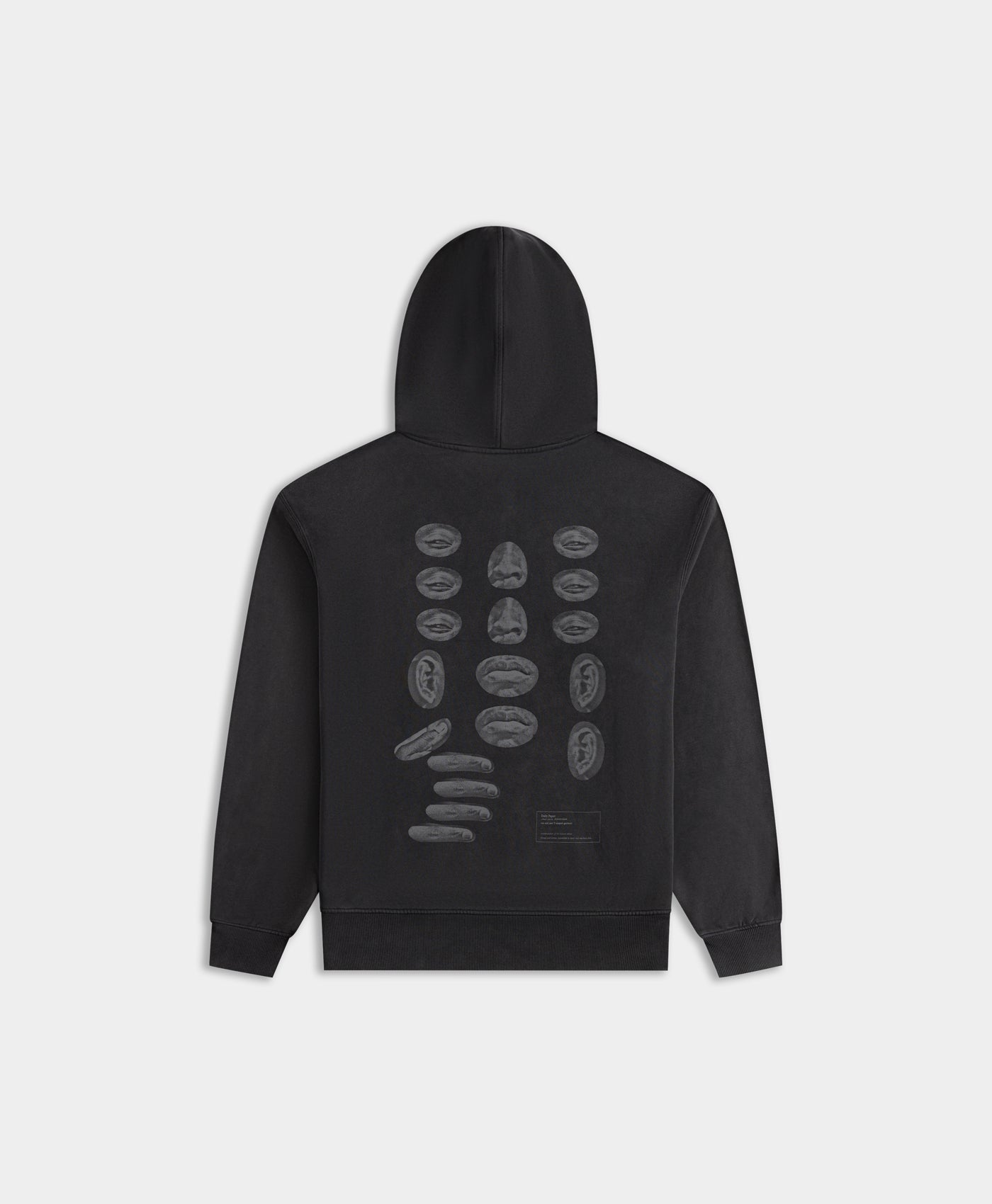 Daily Paper Washed Black Senses Hoodie