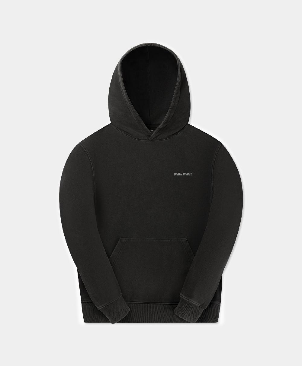 Daily Paper Washed Black Senses Hoodie
