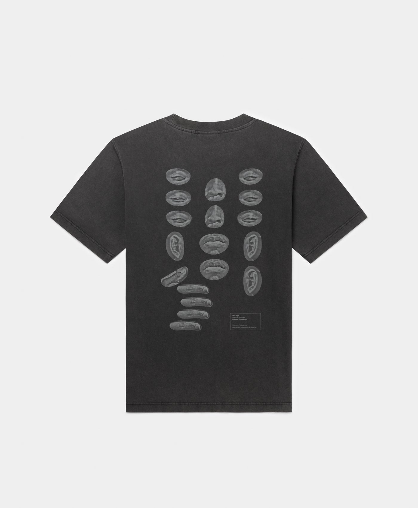Daily Paper Washed Black Senses T-Shirt