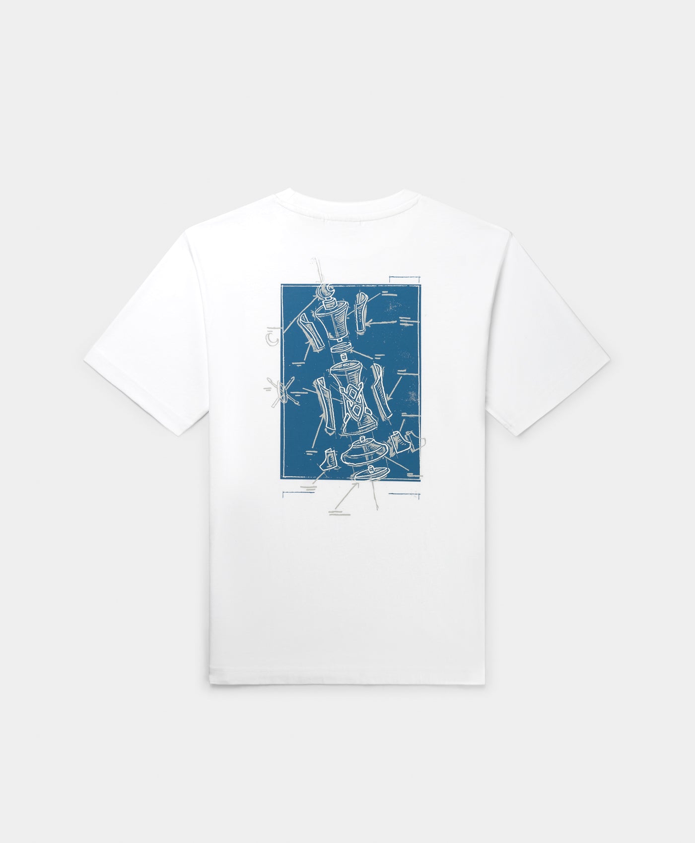 Daily Paper White Blueprint T-Shirt