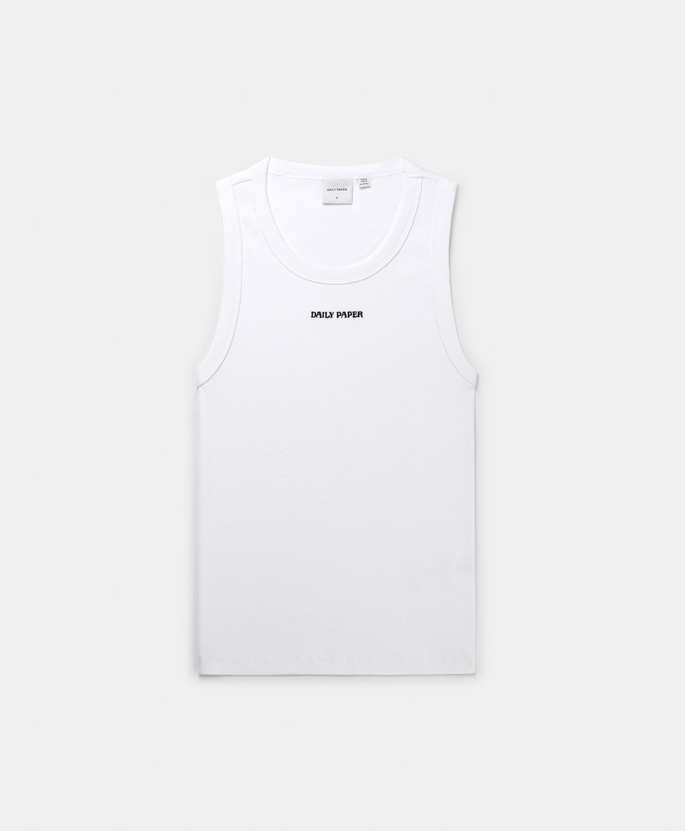 Daily Paper White Dias Rib Tank Top
