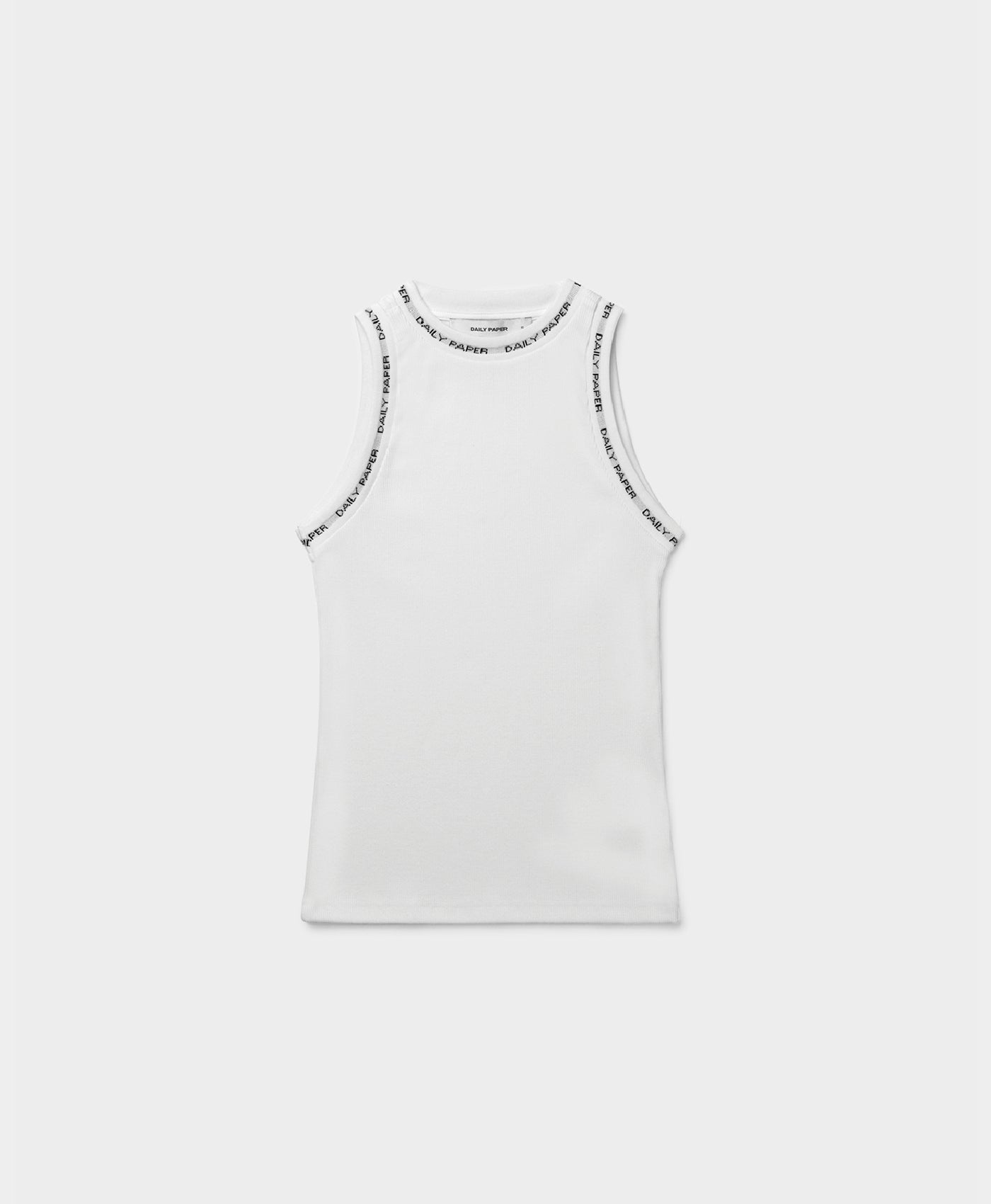 Daily Paper White Erib Tank Top