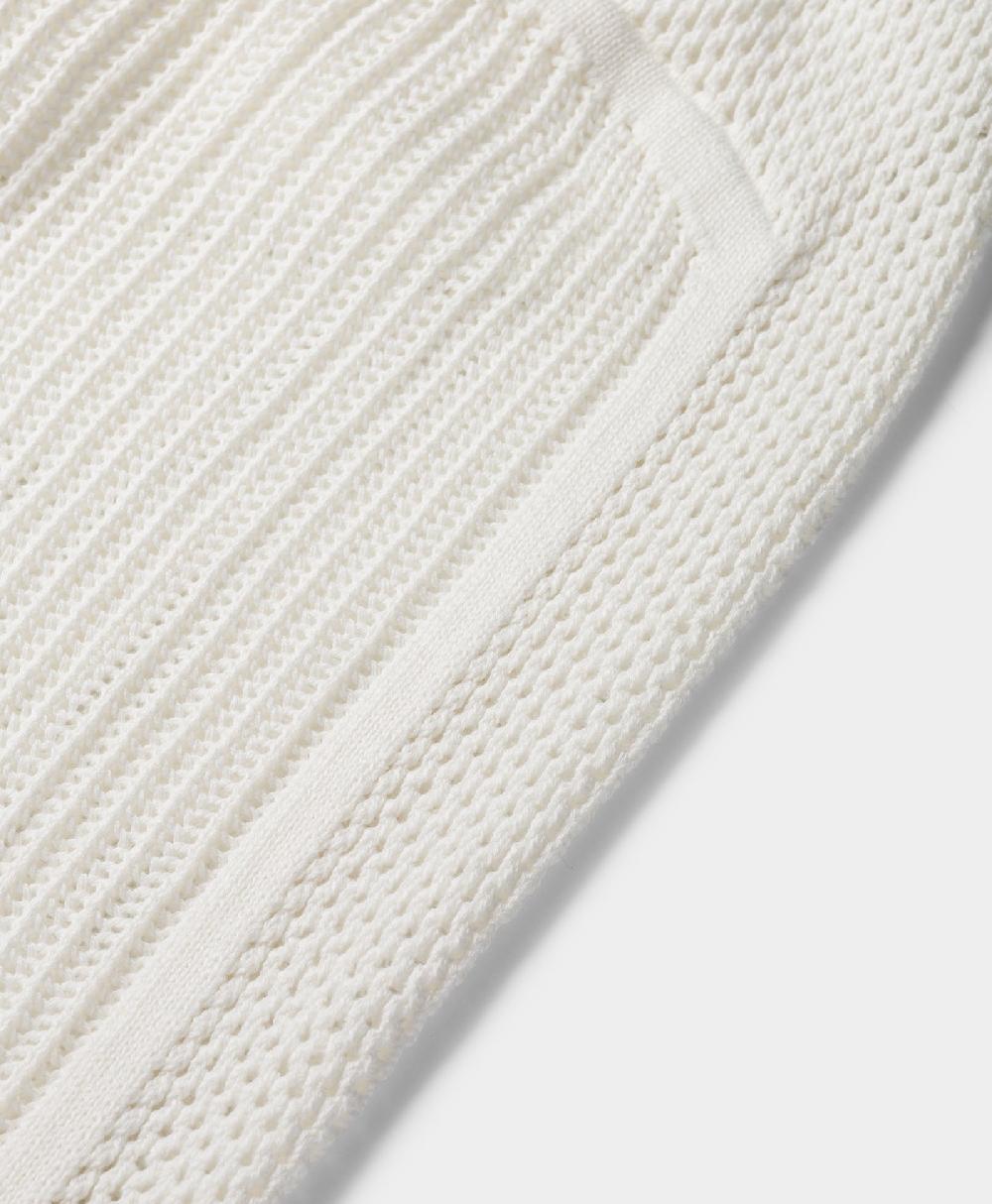 Daily Paper White Football Knit Sweater Short