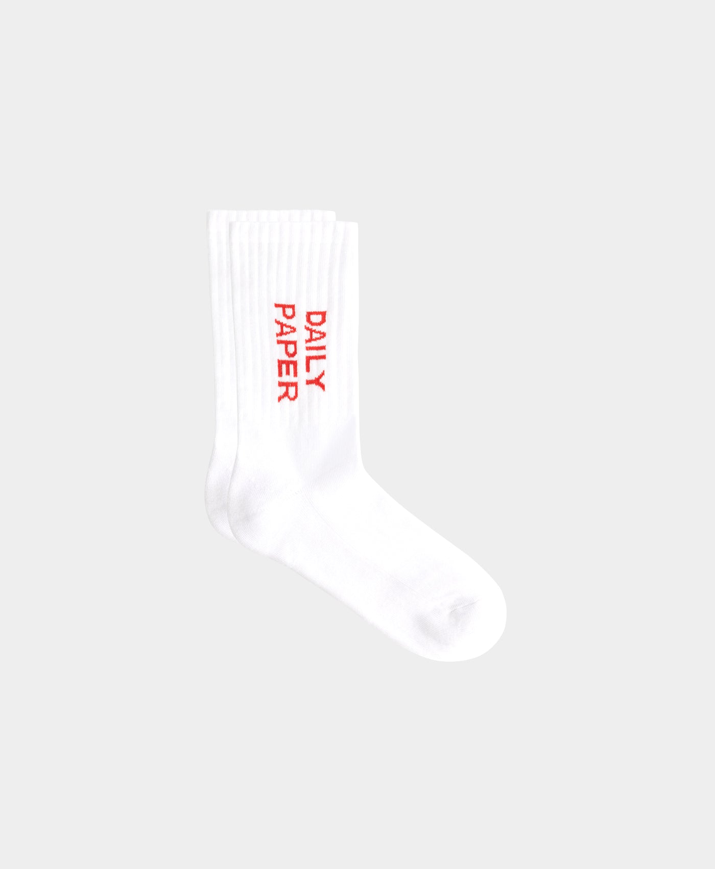 Daily Paper White/red Logotype Socks